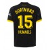 Borussia Dortmund Mats Hummels #15 Replika Borta matchkläder 2023-24 Korta ärmar
